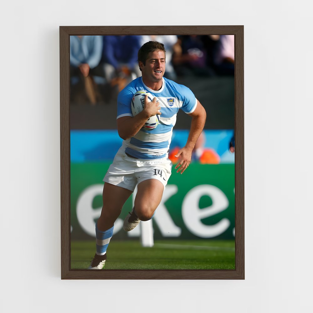 Poster La Course Argentin – affiche Rugby (vue 5)